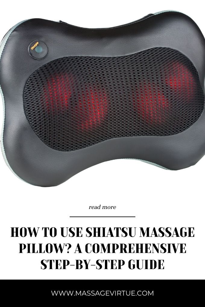 How to Use Shiatsu Massage Pillow
