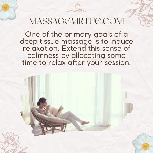 Extend this sense of calmness by allocating some time to relax after your session.