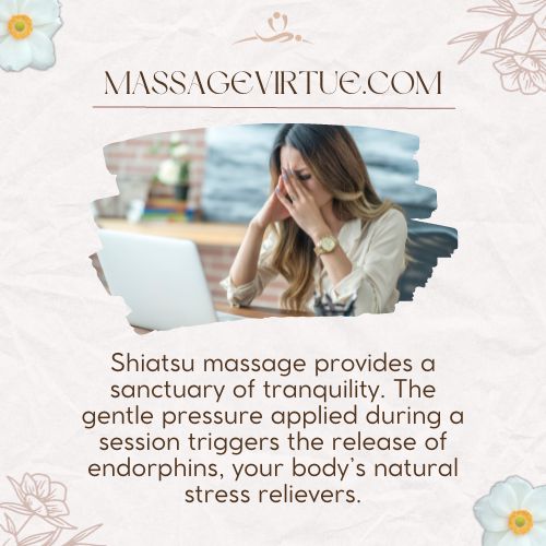 Shiatsu massage provides a sanctuary of tranquility