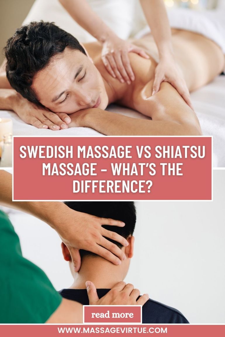 Swedish Massage Vs Shiatsu Massage