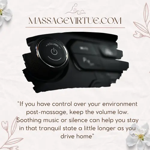 What To Do After Thai Massage - reduce volume