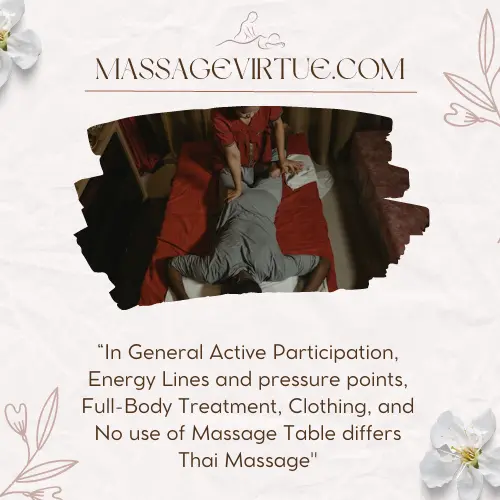 What is different about a Thai massage