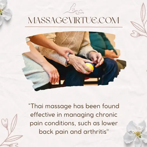 Why Thai Massage Is Famous - pain management