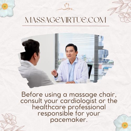 Before using a massage chair, consult your cardiologist