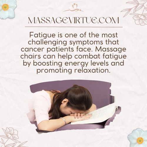 Massage chairs can help combat fatigue by boosting energy levels and promoting relaxation.