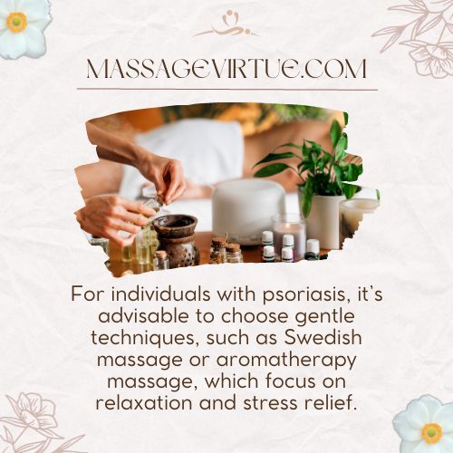 It's advisable to choose gentle techniques, such as Swedish massage or aromatherapy massage, which focus on relaxation and stress relief.