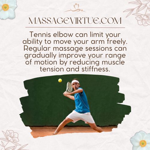 Regular massage sessions can gradually improve your range of motion by reducing muscle tension and stiffness.