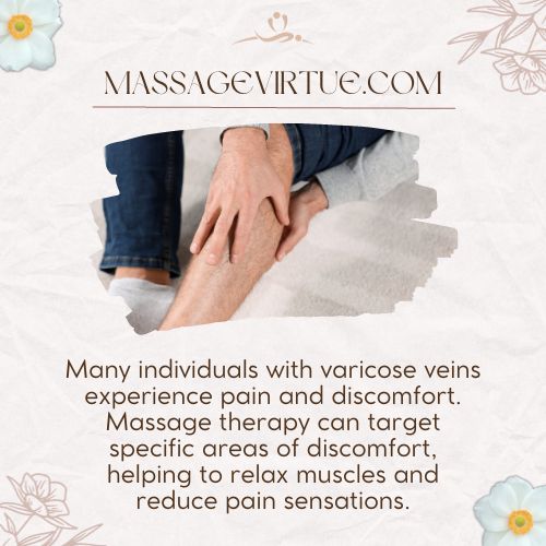 Massage therapy can target specific areas of discomfort, helping to relax muscles and reduce pain sensations.