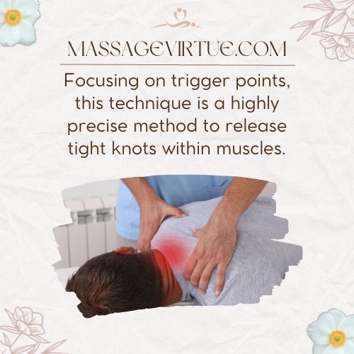 Trigger point massage alleviates pain, reduces muscle tension, and enhances flexibility
